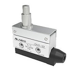 LSAR7-100 Мини концевой выключатель, металлический корпус, Тип толкателя - низкий плунжер (нажимной толкатель стержени D=7мм), НО/НЗ (10A/250V)