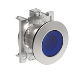 LPFBL106 Толкатель кнопки металлический d=30 мм с возможностью подсветки, утапливаемый, без фиксации, (без крепежного основания ..AU120M), цвет синий preview