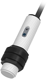 CR12SCF02DNO Емкостной датчик цилиндрический, M12x52 мм, пластиковый, заподлицо, выход NPN НО, расст. сраб. Sn=2 мм, питание 10…30VDC, 50 Гц, IP67, кабель 2 м