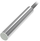 LR6.5QBF02DNOY Индуктивный датчик цилиндрический, гладкий D=6, 5 мм, расст. сраб. 2 мм, цилиндрический, заподлицо, питание 10…30 VDC, NPN, НО, нержавеющая сталь, IP67, кабель 2 м