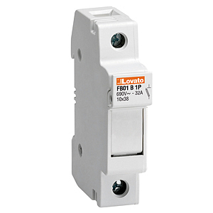 FB01B1N Держатель предохранителя 1P+N 10X38 NO UR