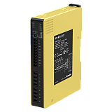 SFC-R212-R23 Контроллер безопасности: релейное устройство, 2 выхода безопасности + 1 доп. выход (PNP), 2 выхода с задержкой выключения (до 3 сек), винтовые клеммы, IP20, питание 24VDC