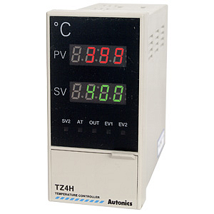 TZ4H-14R Температурный контроллер с ПИД регулятором, 48х96 мм, цифровой, релейный выход, 1 аварийный выход, 100-240VAC