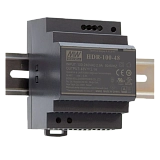HDR-100-12, Блок питания AC-DC, 85.2Вт, вход 85...264 В AC 47...63Гц/120...370В DC, выход 12В/7.1А, рег. выхода 12:13В, изоляция 3000В AC, в кожухе на DIN-рейку, 70х90х54.5мм, -30...+70°С, Mean Well