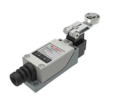 LSAR-8104 Концевой выключатель, металлический корпус, Тип толкателя - рычаг R=30мм с роликом Ф=18x4,7мм), НО/НЗ (4A/250V)