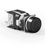 D102YDH Кнопка нажимная, возвратная, круглая, чёрная (1НО+1НЗ) preview