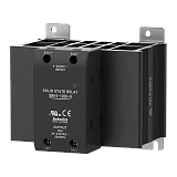 SRH1-1260-N Однофазное твердотельное реле с встр. радиатором, монтаж на DIN рейку, входное напряжение 4-30 VDC, напряжение нагрузки 24-240VAC, номинальный ток 60A, перекл. через 0.