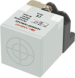 LE40SZSN20DPR-E2 Индуктивный датчик прямоугольный, размер 40x40x66 мм, выход PNP НО+НЗ, расст. сраб. Sn=20 мм, питание 10…30 VDC, 200 Гц, IP67, разъём М12 4-pin