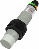 CR18XSCN12DPCY-E2 Емкостной датчик цилиндрический, M18x80 мм, пластиковый, незаподлицо, выход PNP НЗ, регул. чувствит., расст. сраб. Sn=12 мм, питание 10…30VDC, 25Гц, IP68, разъем M12 4pin preview