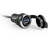 BUSB30 Гнездо USB3.0 "мама-мама" 22 мм IP65 крепление на панель preview