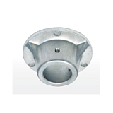 MAM-DS24 монтажное основание, алюминиевый адаптер для стойки, даметр площадки 46,5 мм, внутреннее отверстие диаметр 20 мм.