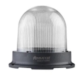 SNT-1215-B-5 Сигнальный маяк 125 мм, куполовидный, монтаж на поверхность, 5 режимов свечения, Белый, 12-24V AC/DC, IP65. Зуммер preview