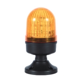 MS66G-F00-C Сигнальный маяк d=66×97мм, монтаж на пластиковой опоре, LED модуль пост./мигающ. свечения: прозрачный, питание 12…24VAC/DC, IP65