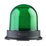 SNT-1215-2 Сигнальный маяк 125 мм, куполовидный, монтаж на поверхность, 5 режимов свечения, Зелёный , 12-24V AC/DC, IP65. preview