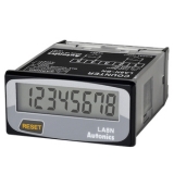 LA8N-BN Компактный счетчик с ЖК дисплеем (только индикация), срок службы встроенной батареи 3МВС - 7 лет, режим работы - прямой счет, обратный; IP66, вход работает - на замыкание контактов. (Без Напряжения), макс 20 имп. в сек.