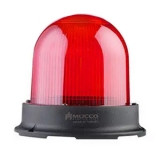 SNT-1215-1 Сигнальный маяк 125 мм, куполовидный, монтаж на поверхность, 5 режимов свечения, Красный, 12-24V AC/DC, IP65. preview