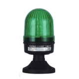 MS66G-FFF-G Сигнальный маяк d=66×97мм, монтаж на пластиковой опоре, LED модуль пост./мигающ. свечения: зелёный, питание 110…220VAC, IP65