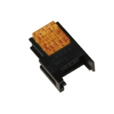 CNE-S03-OG Гнездо на кабель, оранжевый, 3-контактное, AWG 24 до 26, сечение провода 0.13 до 0.21, диаметр 1.2 до 1.6мм