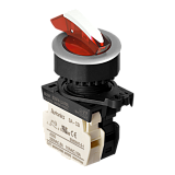 S3SFN-L2RBDM Переключатель "клюв" с подсветкой, длинная ручка Shark, 2-х позиционный, красный