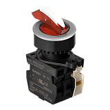 S3SFN-L2RABLM Переключатель "клюв" с подсветкой, длинная ручка Shark, 2-х позиционный, красный